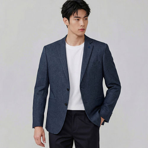 男士新款单西休闲单西外套青年韩版修身便西上衣西服弹力面料