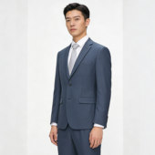 商务休闲正装 平驳领套西四季 工作服 男轻商务经典 撤标撤柜西服套装