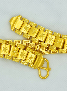 水贝金包银新款男士表带手链高品质高大尚