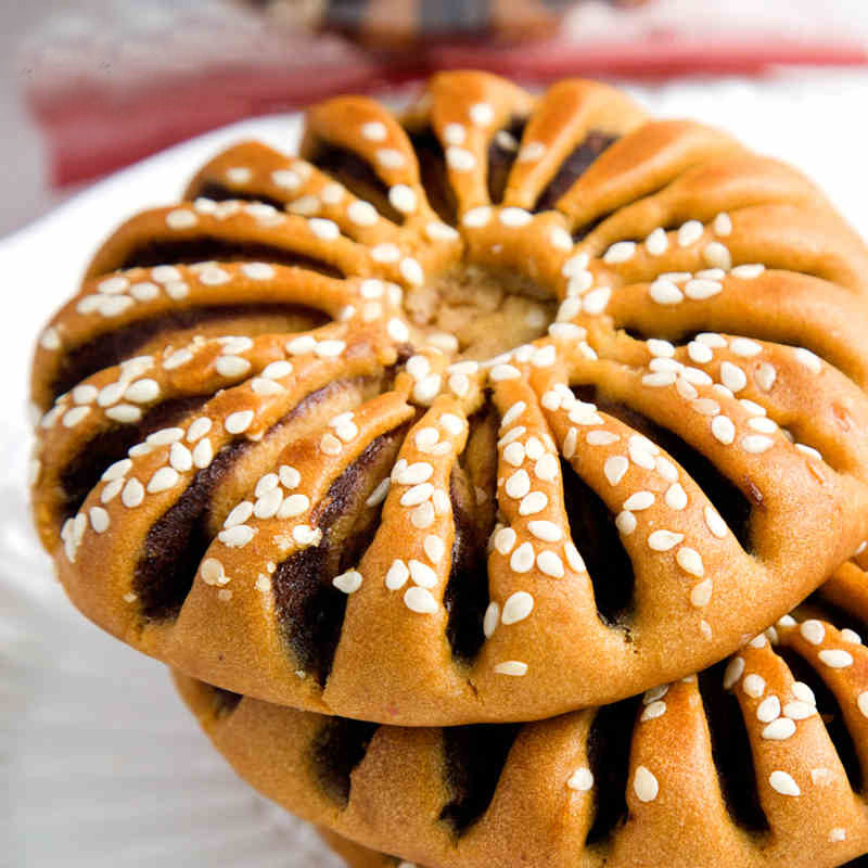 净素纯素全素素食 糕点 马蹄酥 豆沙 江苏特产 手工传统 点心