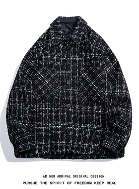 2024秋季小香风外套男潮流宽松休闲上衣学生外套Men's jacket