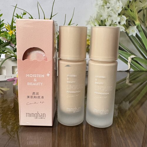 名韩透润美肌粉底液30g隐匿毛孔提亮肤色防水汗不易脱妆自然清透