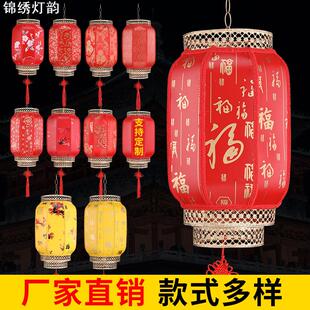 羊皮灯笼现货大红酒店景区户外装饰防雨广告灯笼吊灯冬瓜灯笼