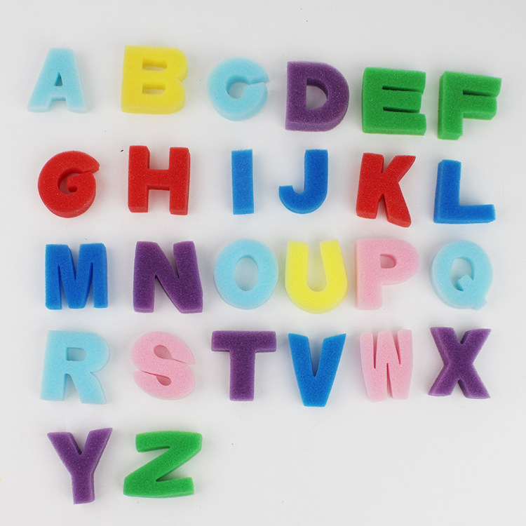 海绵块涂鸦绘画幼儿园海绵刷动物花草 儿童画画美术玩具海绵印章