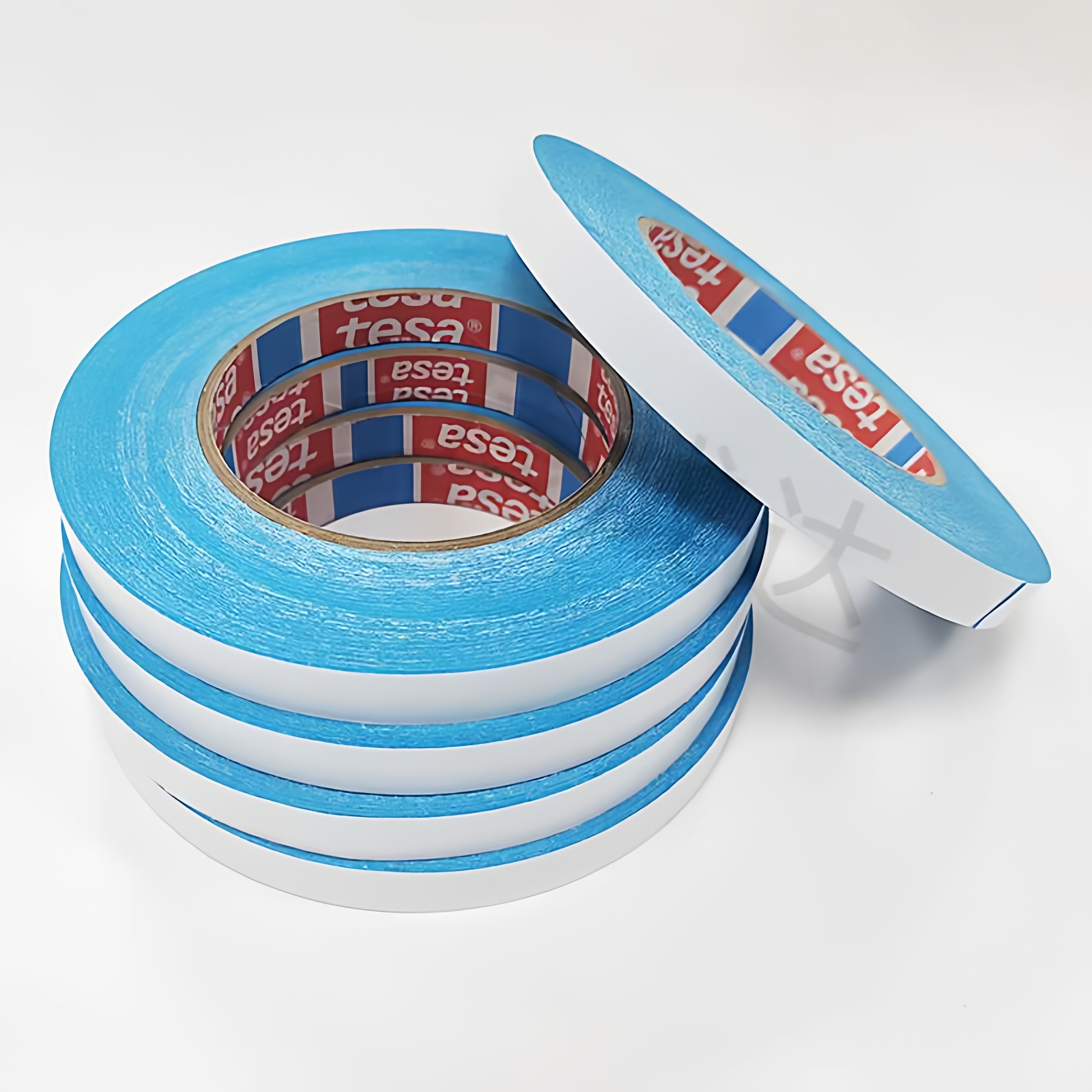TESA德莎水溶性双面胶带高粘蓝色
