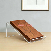 亚克力书架博物馆展品陈列架拼图架杂志架平板架礼盒架直播架透明