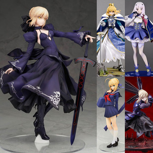 FATE黑塞巴Saber黑贞德剑士骑兵黑骑呆斯卡哈骑士王模型FGO手办