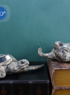 欧式风树脂玳瑁电视柜招财海龟