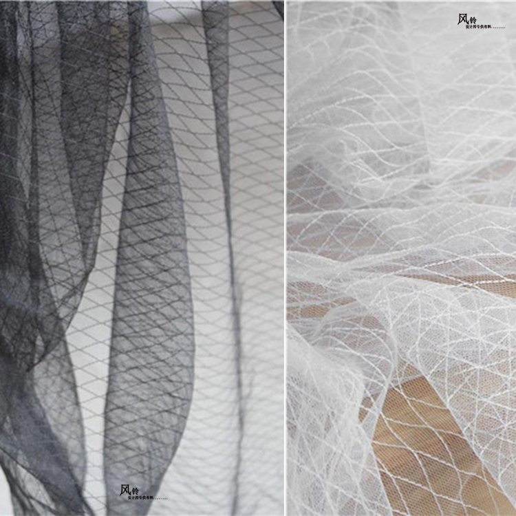 交错蕾丝菱形时尚风服装手工diy