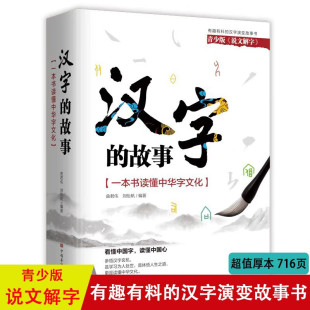 说文解字 青少版 书籍 故事：一本书读懂中华字文化 汉字