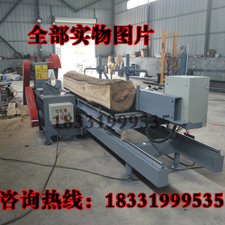 新品圆木推台锯全自动原木方木开料锯板机木工机械大型上下圆盘锯
