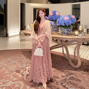 蕾丝披肩女显贵温柔搭子百搭外套开衫 Reneewen 精致隐形开关