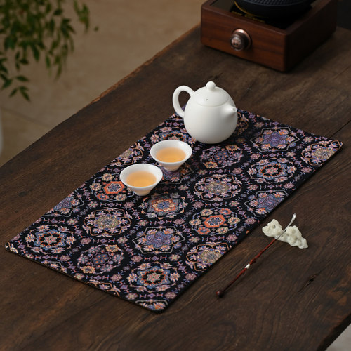 繁花中式浮光金银万花茶席