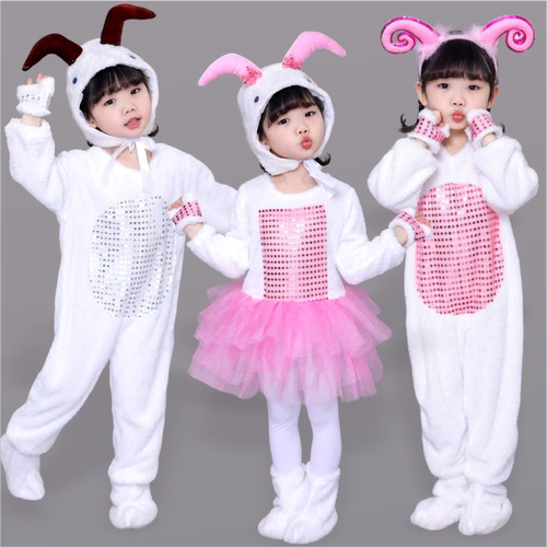 六一儿童小羊演出服狼来了