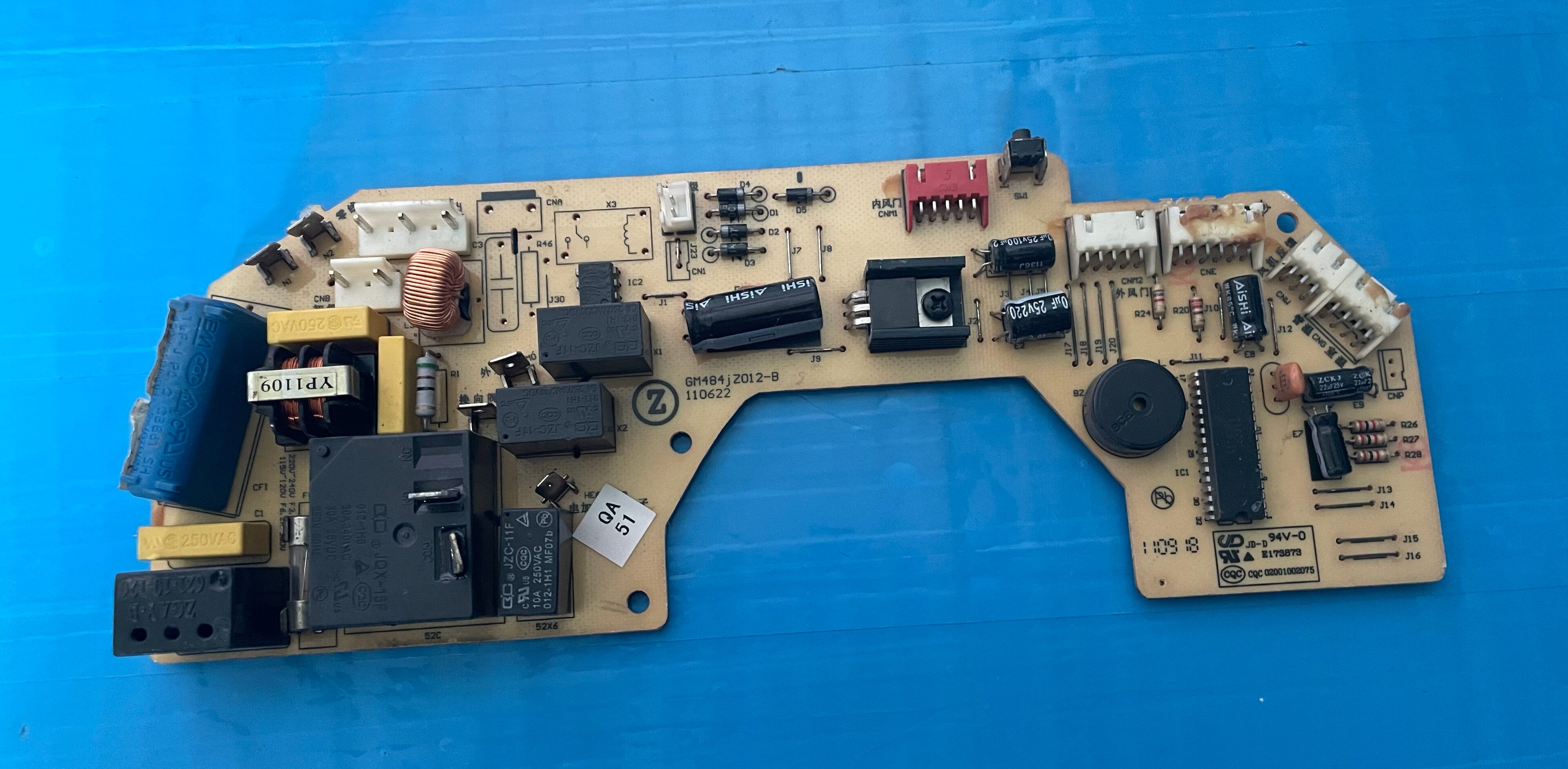 志高空调主板 电脑板 KFR-35G/C94+N3 板号 GM484jZ012-B