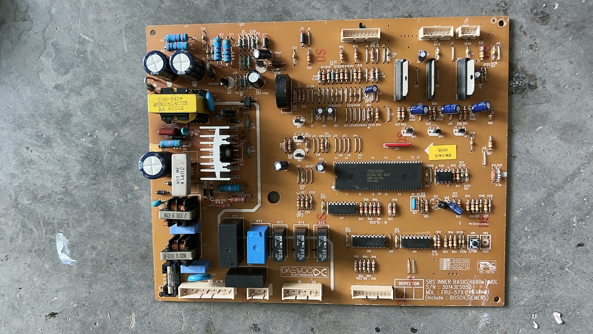 二手拆机西门子冰箱显示板 FRU-543主板 30143E5050