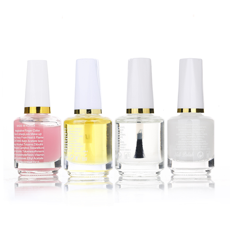 新品指甲油美甲工具护甲加钙底油快干透明亮油软化剂营养油功能油