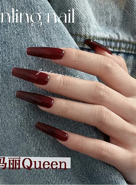 燕翎甲油胶红色系列新年红特调玛丽queen魔法苹果秘制显白美甲胶