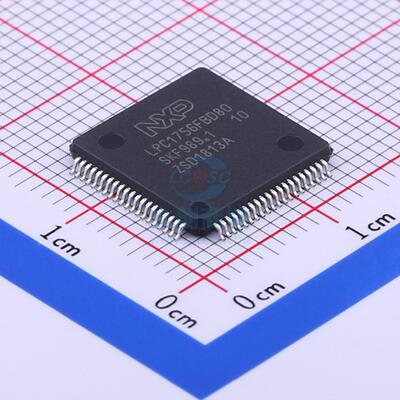 单片机(MCU/MPU/SOC) LPC1756FBD80,551 LQFP-80_12x12x05P NXP