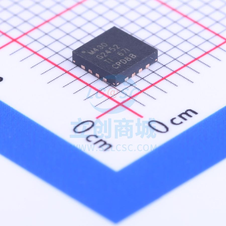 单片机(MCU/MPU/SOC) MSP430G2452IRSA16R QFN-16_4x4x065P TI 全