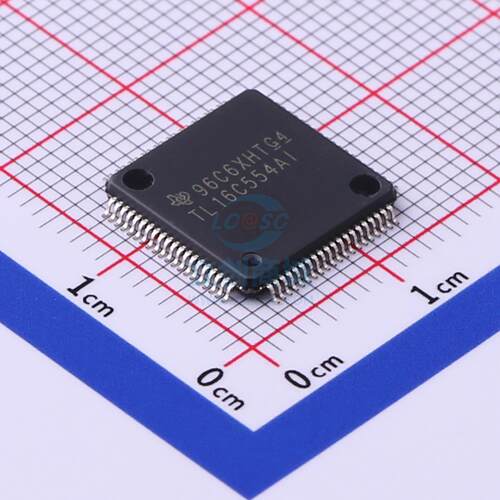 总线转UART TL16C554AIPNR LQFP-80 TI 全新原装进口