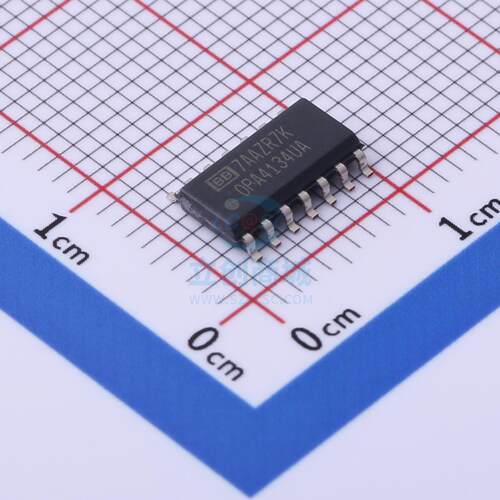 音频功率放大器 OPA4134UA SOIC-14 TI 全新原装进口