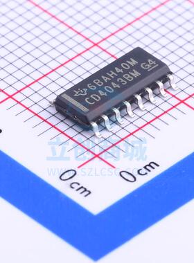 锁存器 CD4043BDR SOIC-16 TI全新原装进口