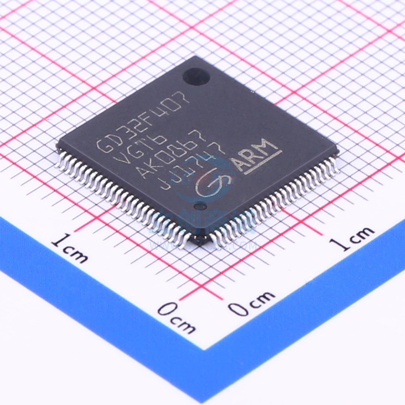 单片机(MCU/MPU/SOC) GD32F407VGT6 LQFP-100_14x14x05P 全新原装