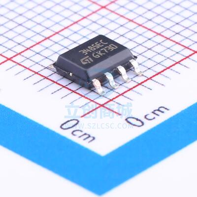 RS-485/RS-422芯片 ST3485ECDR SOIC-8_150mil ST 全新原装进口