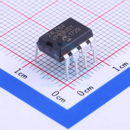 EEPROM 24LC64-I/P DIP-8 MIC 全新原装进口
