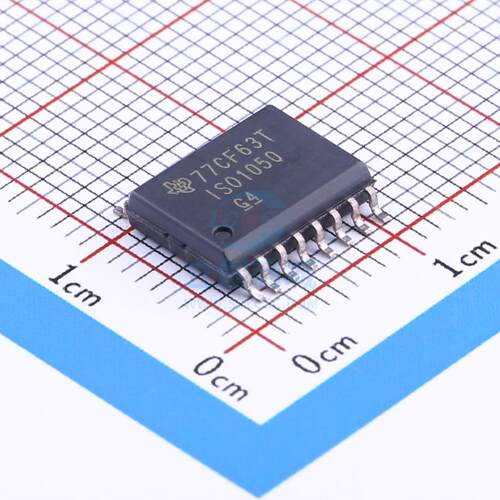 CAN芯片 ISO1050DWR SOIC-16 TI()