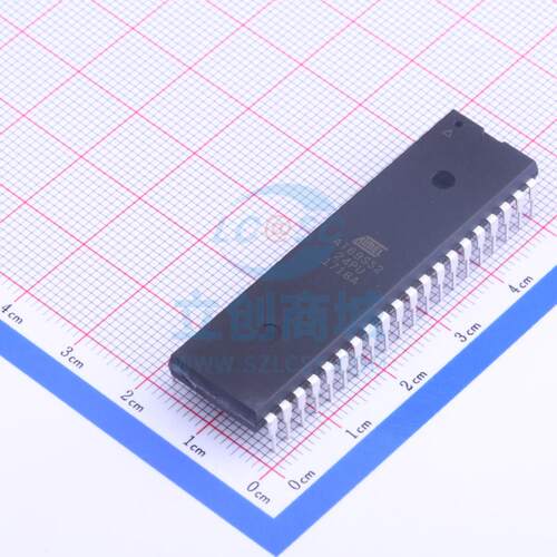 单片机(MCU/MPU/SOC) AT89S52-24PU DIP-40 MIC 全新原装进口