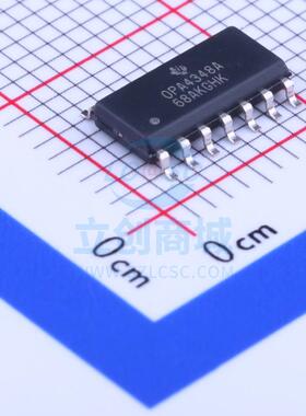 运算放大器 OPA4348AIDR SOIC-14_150mil TI 全新原装进口