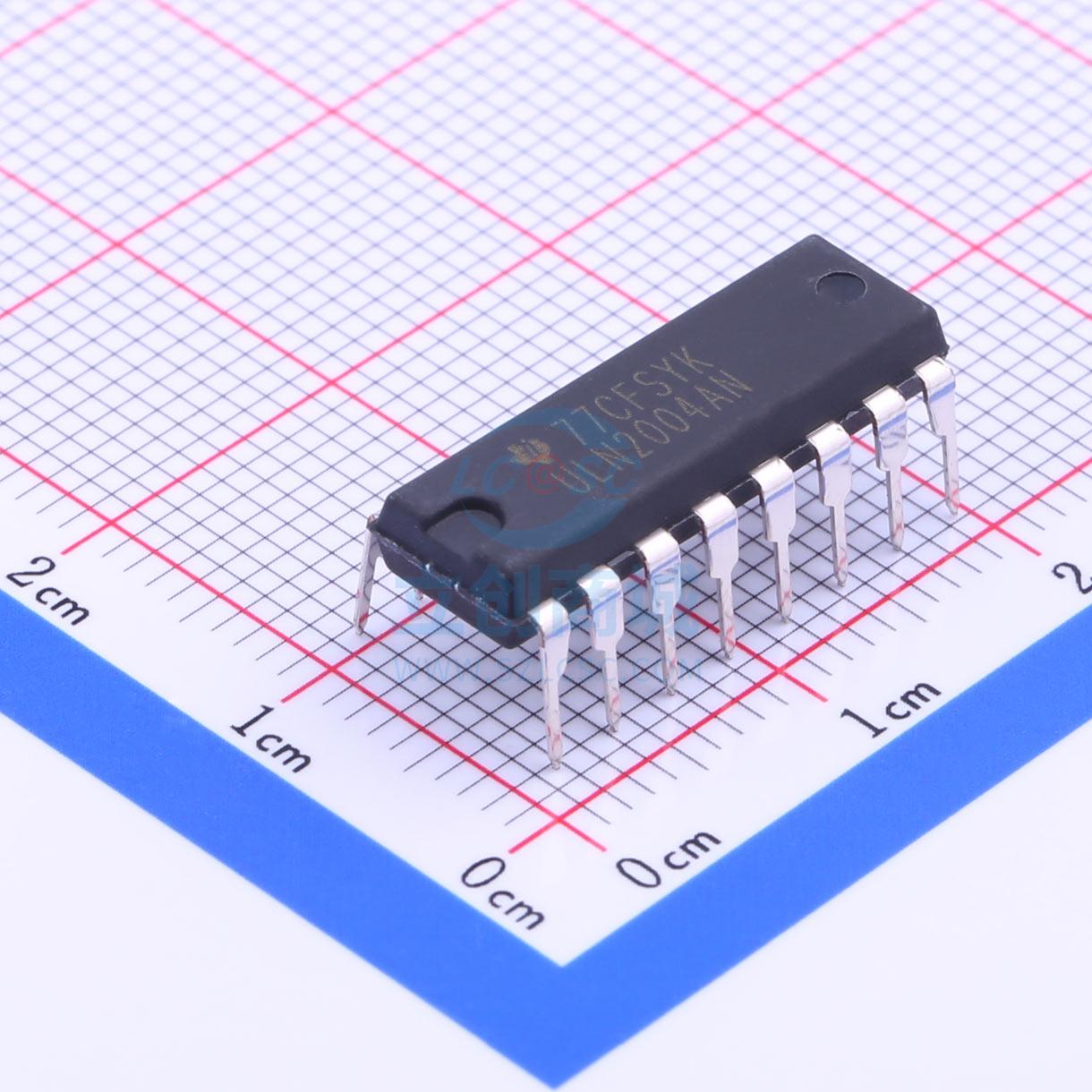 达林顿晶体管阵列 ULN2004AN DIP-16 TI()