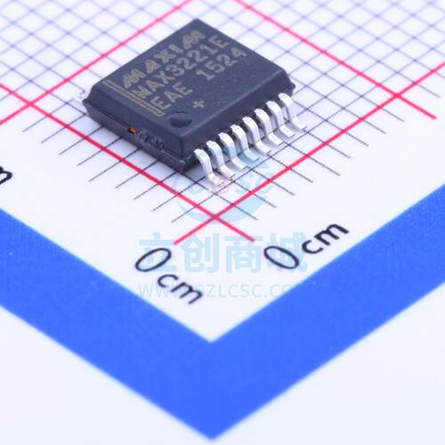 RS232芯片 MAX3221EEAE+T SSOP-16_208mil MAXIM 全新原装进口