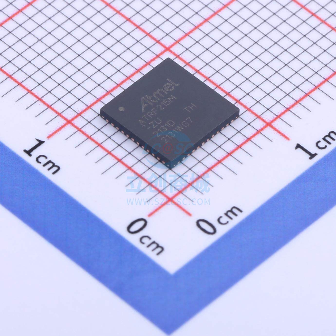 无线收发芯片 AT86RF215M-ZU TQFP-48(7x7) MICROCHIP(美国微芯)