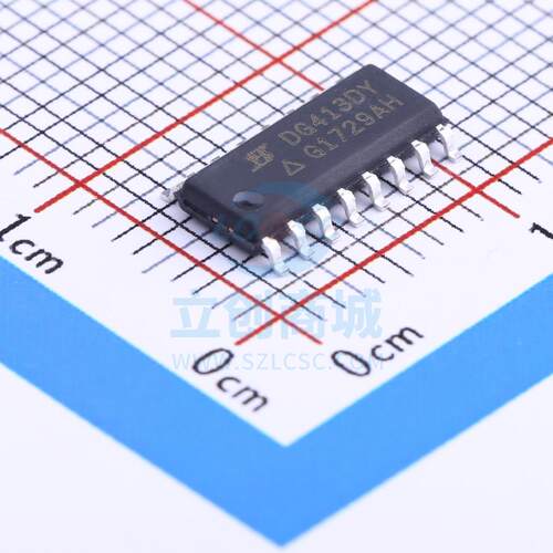 模拟开关/多路复用器 DG413DY-T1-E3 SOIC-16_150mil VISHAY(威世