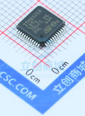 单片机(MCU/MPU/SOC) STM8S208C8T6 LQFP-48_7x7x05P ST 全新原装