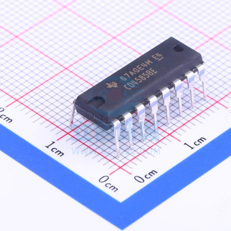 数字比较器 CD4585BE DIP-16 TI 全新原装进口