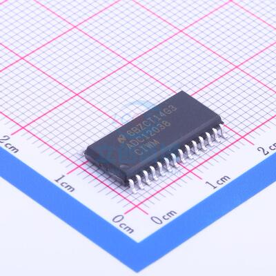 模数转换芯片ADC ADC12038CIWM/NOPB SOIC-28_300mil TI(