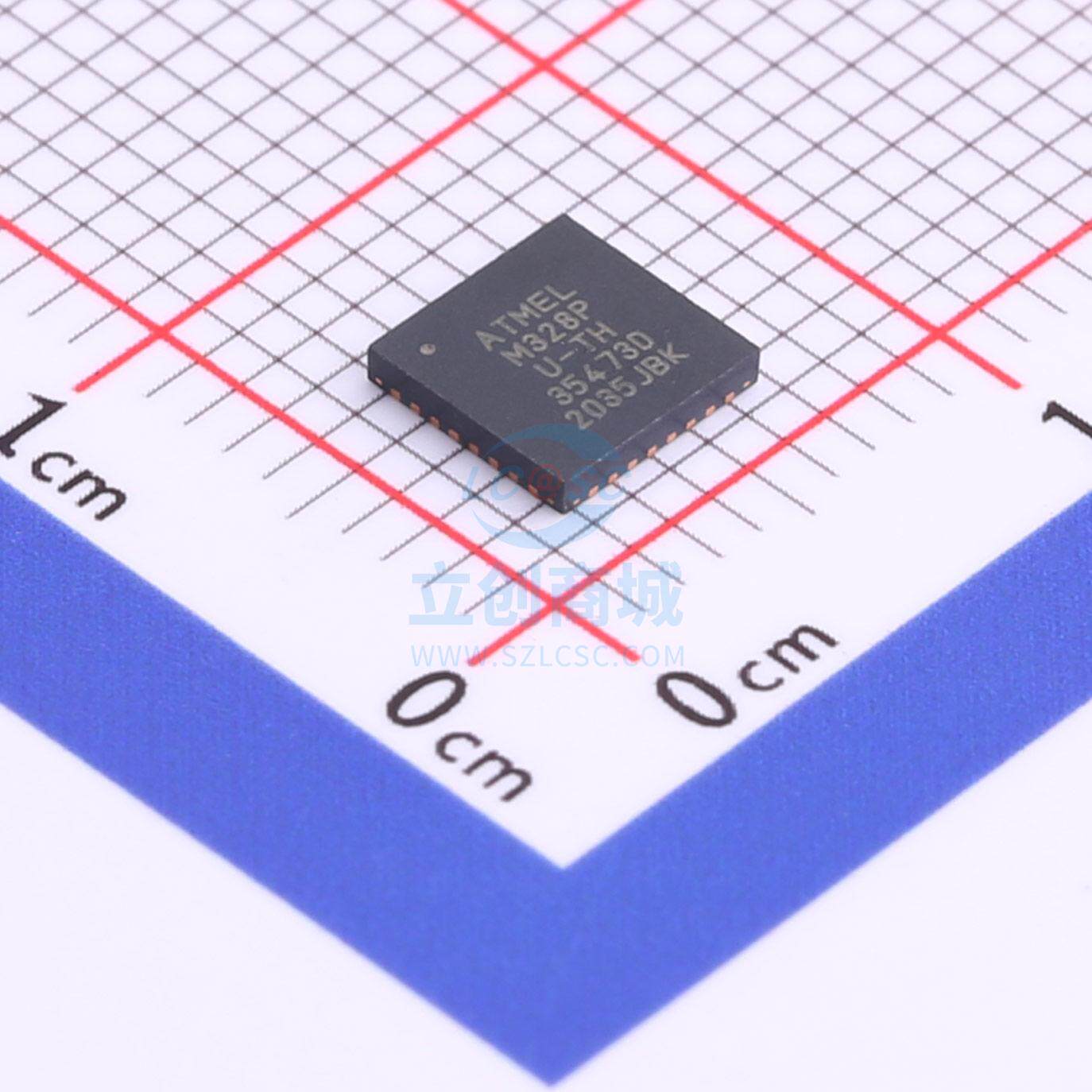 单片机(MCU/MPU/SOC) ATMEGA328P-MU HVQFN-32(5x5) MIC 全新原装