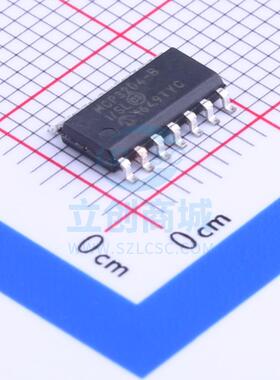 模数转换芯片ADC MCP3204-BI/SL SOIC-14_150mil MICROCHIP(美国