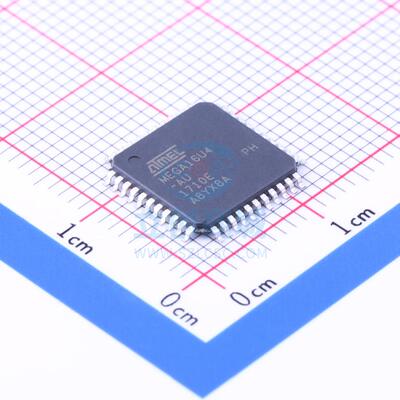 单片机(MCU/MPU/SOC) ATMEGA16U4-AU TQFP-44_10x10x08P MIC 全新