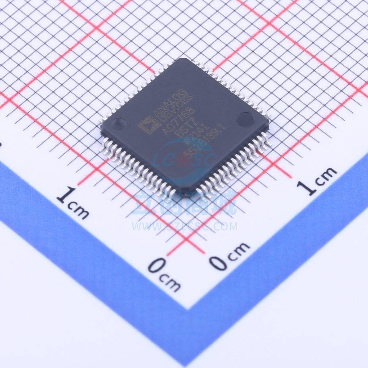 模数转换芯片ADC AD7768BSTZ-RL LQFP-64 ADI(亚德诺)/LINEAR(凌