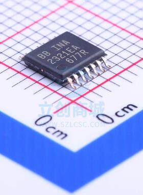 仪表放大器 INA2321EA/250 TSSOP-14 TI 全新原装进口