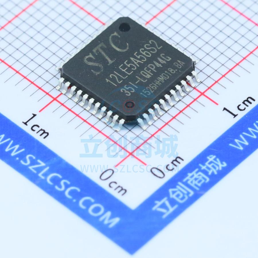 单片机(MCU/MPU/SOC) STC12LE5A56S2-35I-LQFP44 LQFP-44_10x10x0