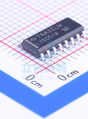 模拟开关/多路复用器 SN74LV4051ADR SOIC-16_150mil TI(