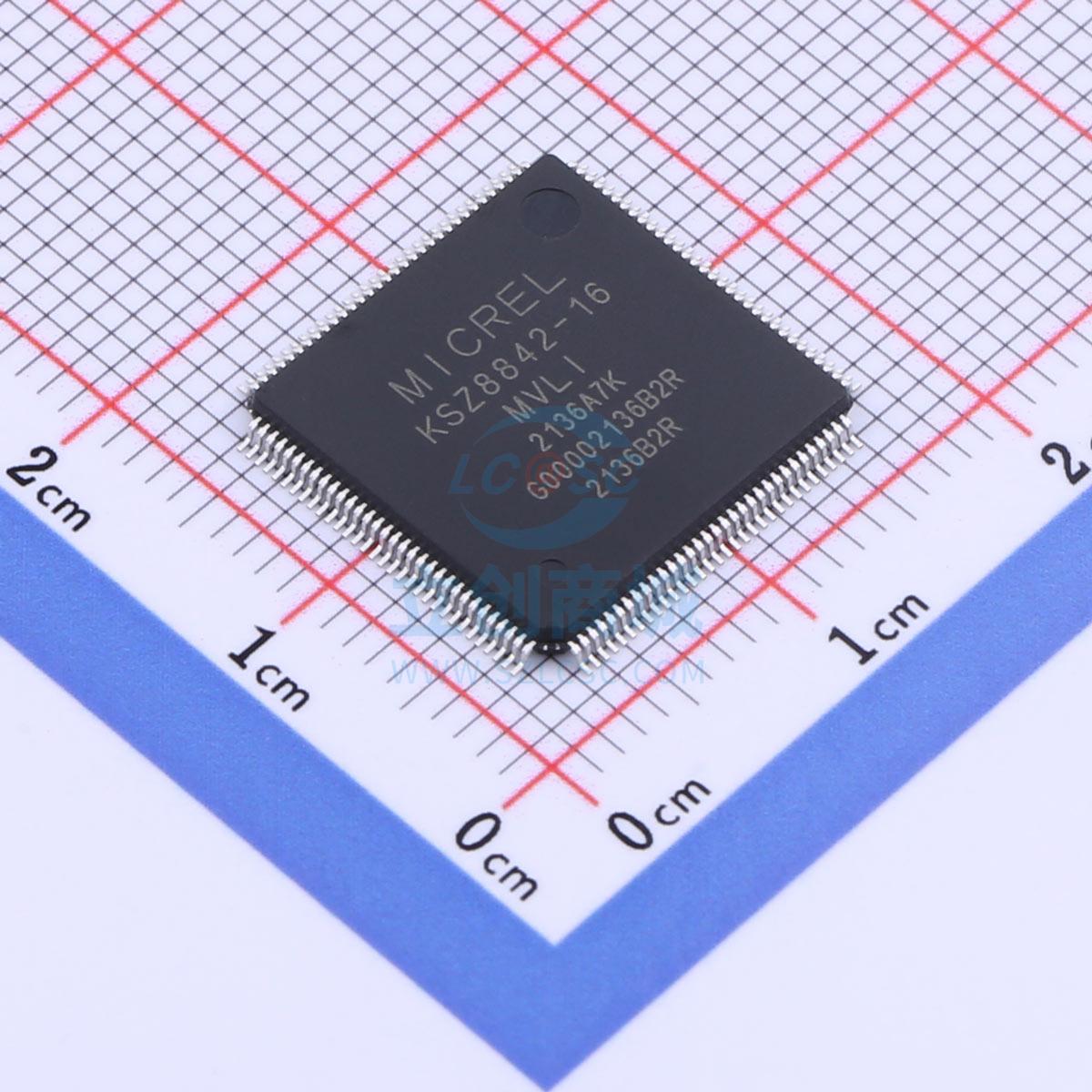 以太网芯片 KSZ8842-16MVLI LQFP-128 MICROCHIP(美国微芯)