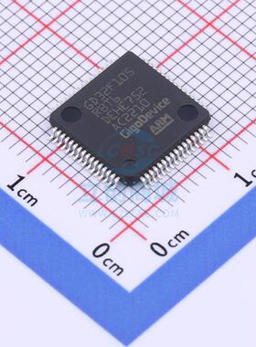 单片机(MCU/MPU/SOC) GD32F105RBT6 LQFP-64_10x10x05P 全新原装