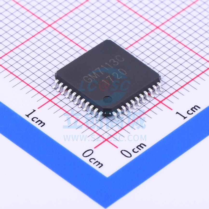 视频接口芯片 GM7113C LQFP-44 CORPRO(成都振芯/国腾)